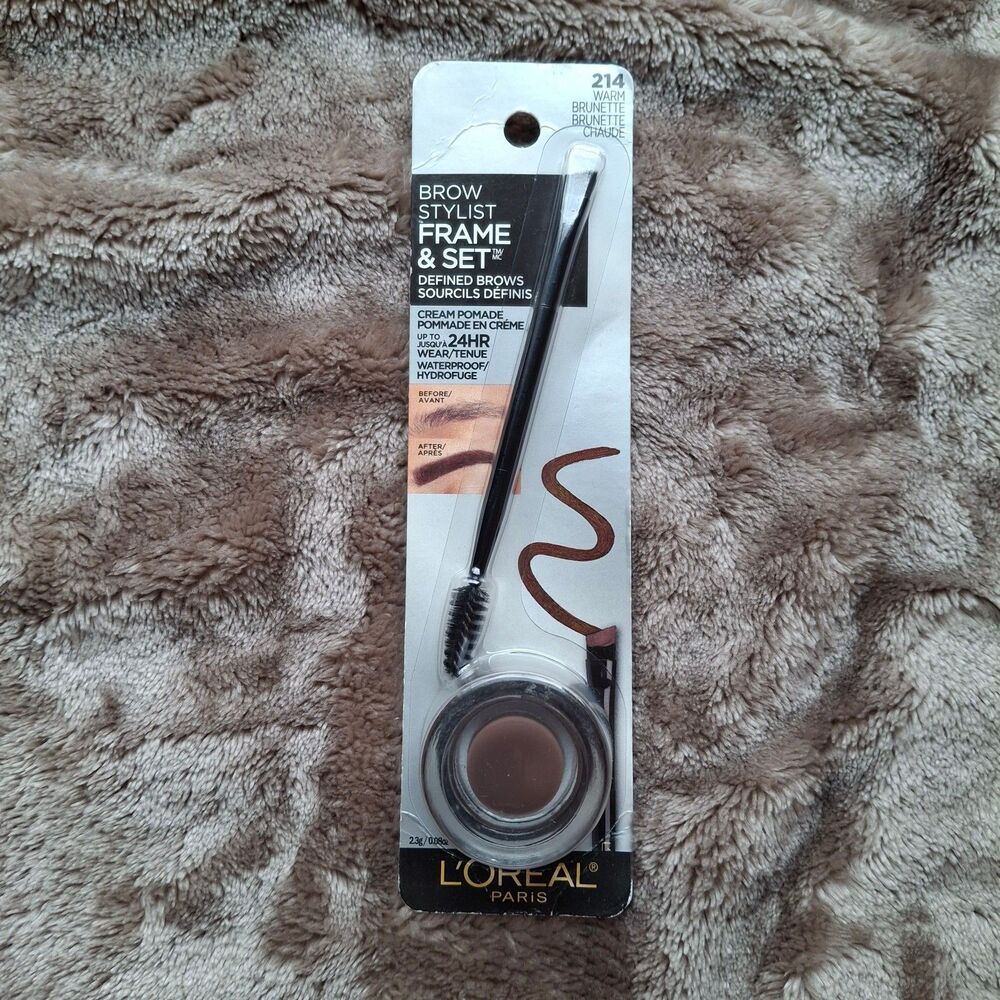 L'Oreal Brow Stylist Frame & Set - 214 Warm Brunette NIB